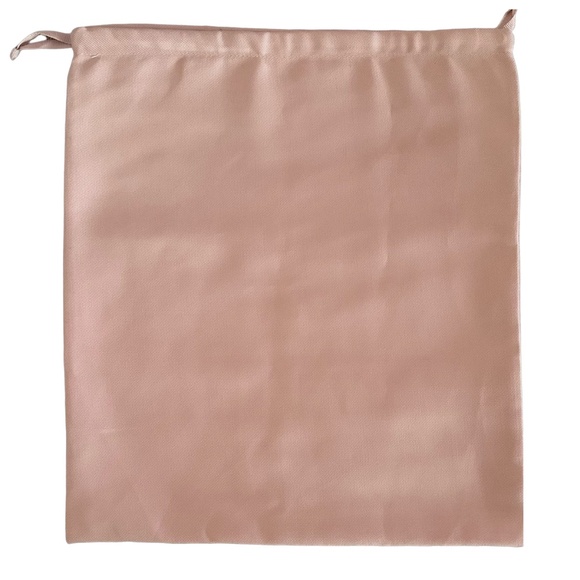 STUART WEITZMAN Pale Pink Dust Bag Travel Storage 14”x 15.5” Drawstring - Picture 2 of 3